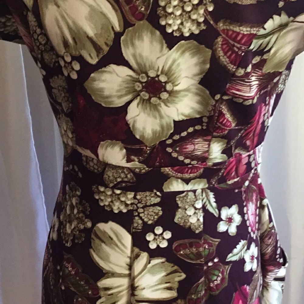 Beautiful fall dress with front zipper, skirt pockets in size 8 by ENFOCUS - Picture 9 of 13